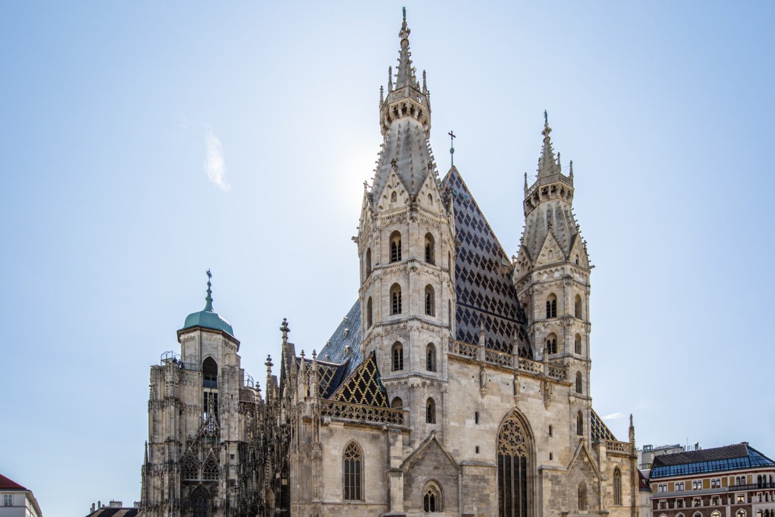Blick auf den Stephansdom Blick auf den Stephansdom